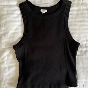 Garage Black Tank Top